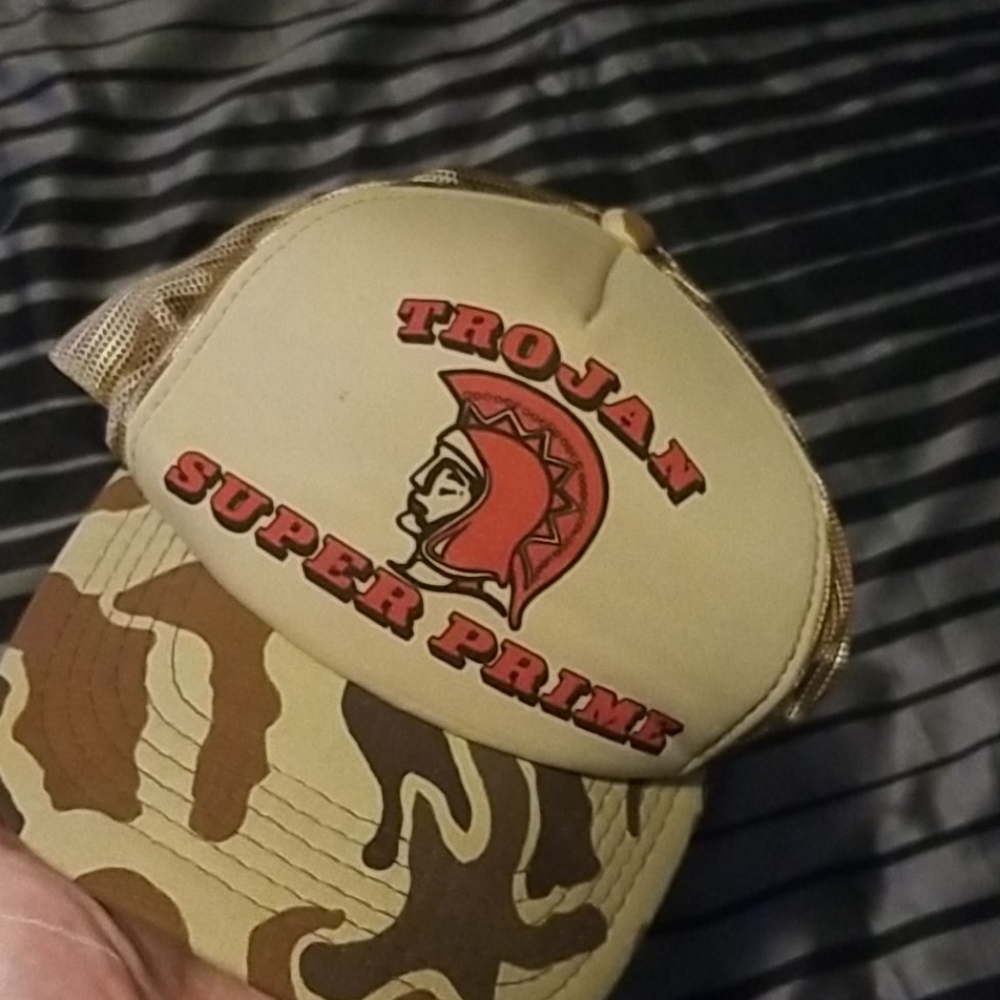 Vintage snap back trojan super prime hat